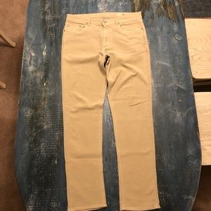 Faherty Brand Stretch Terry pants. Size 34x31 - Tan Color